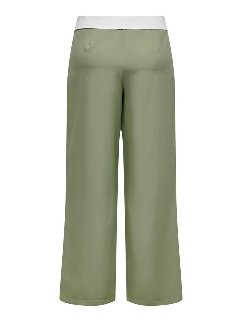 Only Only : HW Fold-Down Pleated Trousers