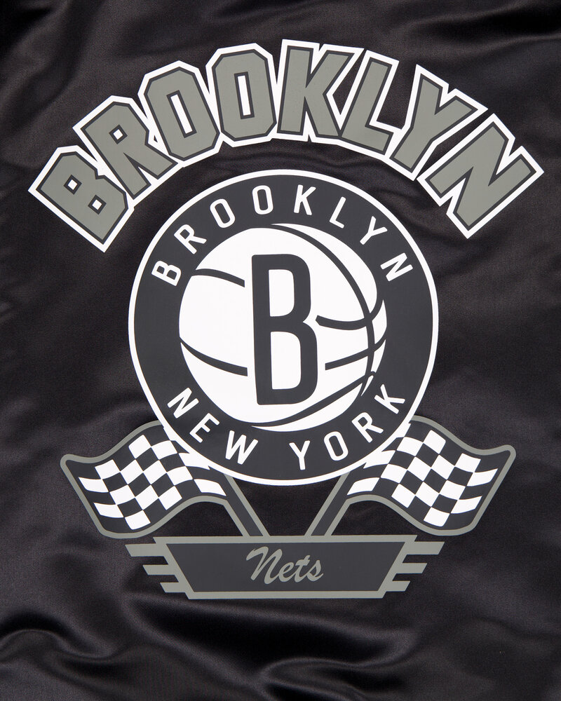 New Era New Era : NBA Rally Drive Brooklyn Nets Satin Jacket