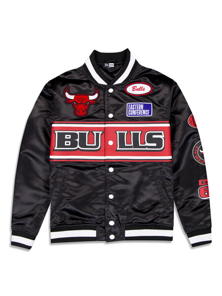 New Era New Era : NBA Rally Drive Chicago Bulls Satin Jacket