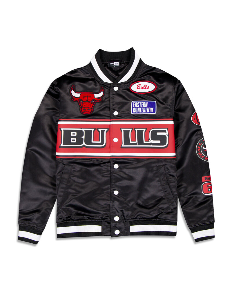 New Era New Era : NBA Rally Drive Chicago Bulls Satin Jacket