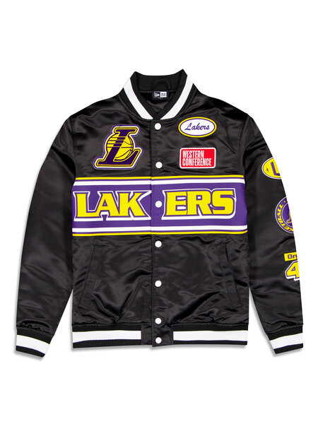 New Era New Era : NBA Rally Drive LA Lakers Satin Jacket