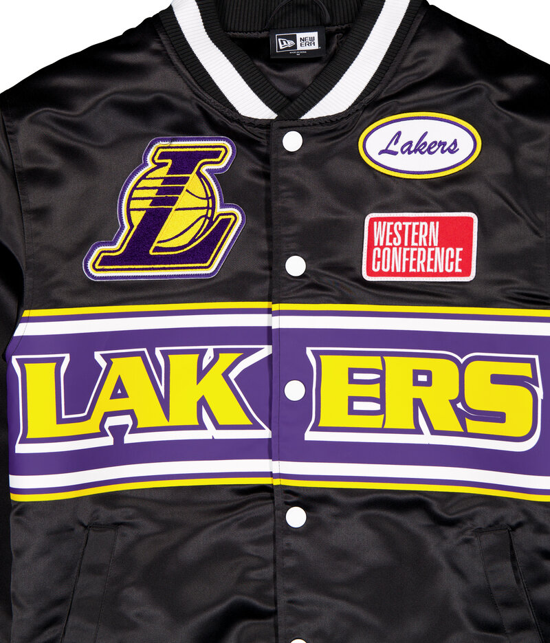 New Era New Era : NBA Rally Drive LA Lakers Satin Jacket