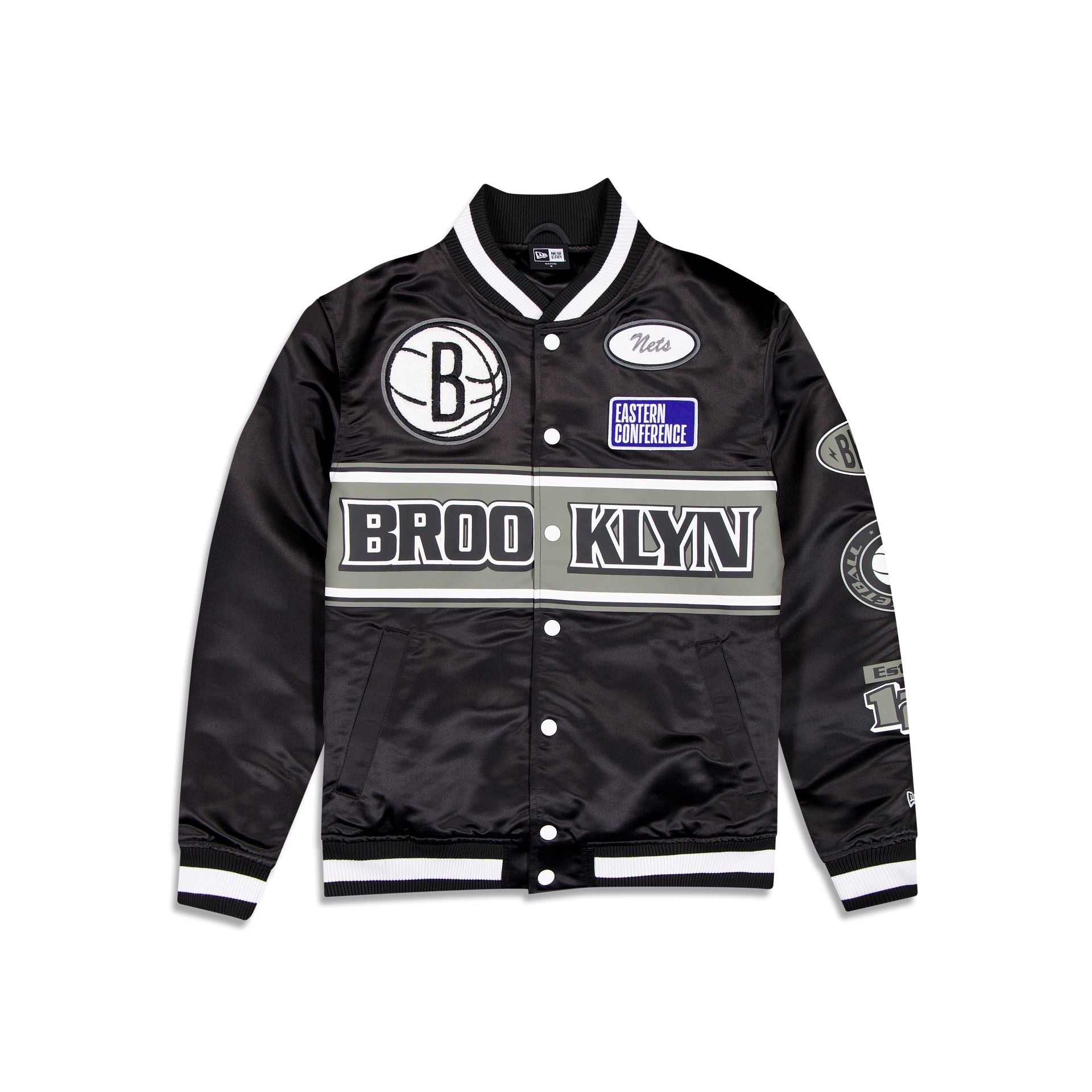 Brooklyn nets sales leather jacket