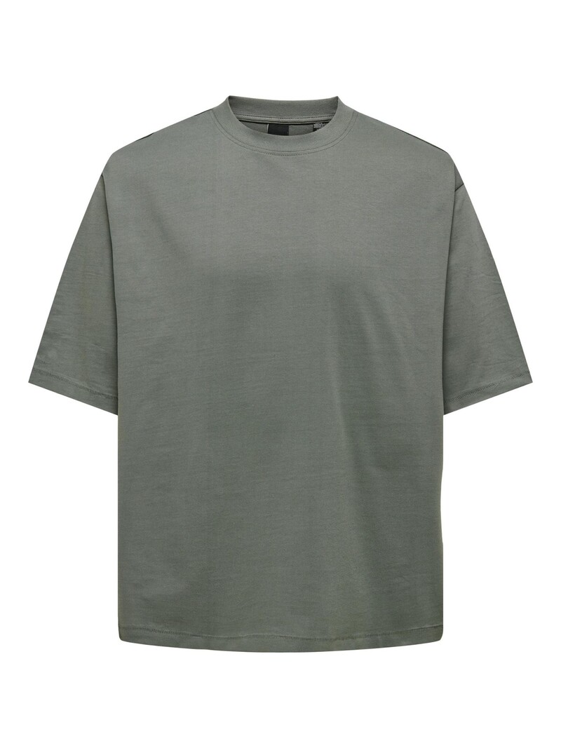 Only & Sons Only & Sons : Millenium Oversize S/S Tee - Castor Gray