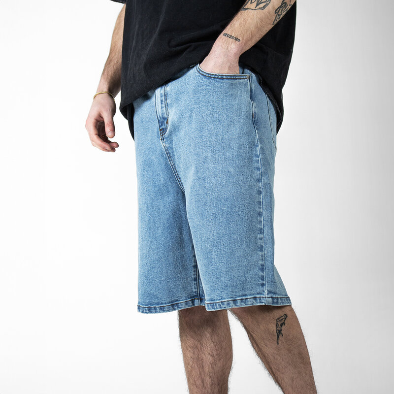 WLKN WLKN : Wall Baggy Fit Denim Shorts