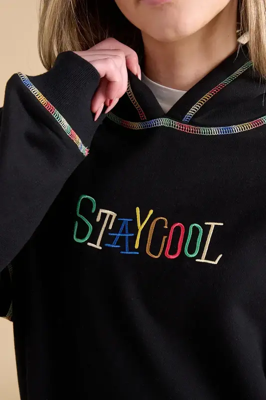 Staycoolnyc Stay Cool NYC : Tribal Chainstitch Hoodie