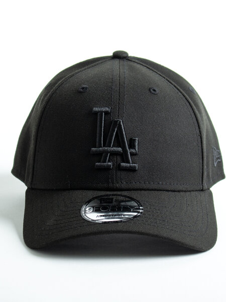 New Era New Era : 940 LA Dodgers Black Logo Cap