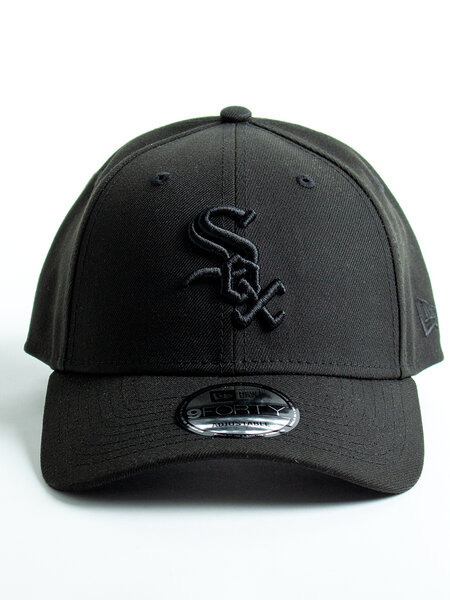 New Era New Era : 940 Chi. White Sox Black Logo Cap