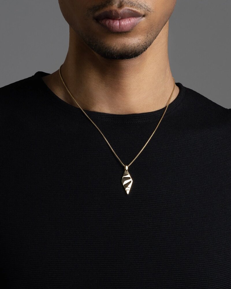 Five Jwlry Five Jwlry : Nako Pendant Chain Necklace - Gold