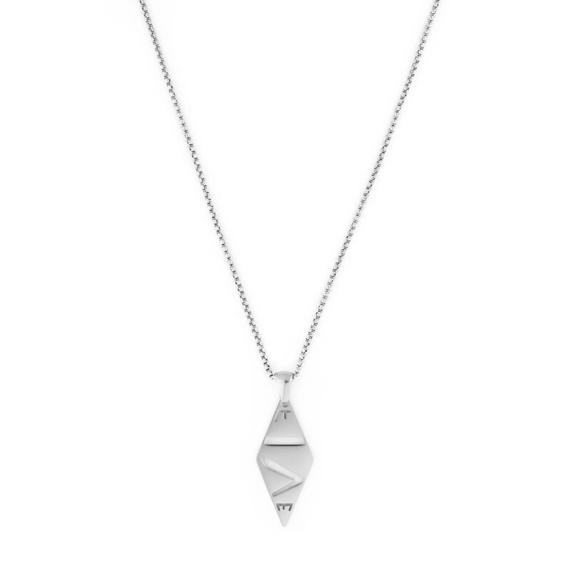 Five Jwlry Five Jwlry : Nako Pendant Chain Necklace - Silver