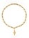 Five Jwlry Five Jwlry : Sevan Figaro Pendant Necklace - Gold