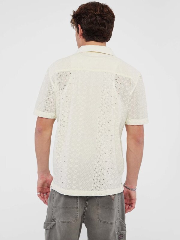 Guess Guess : Eyelet Embroidery S/S Camp Shirt