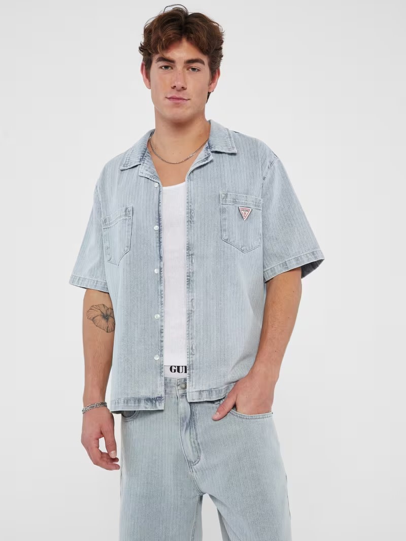 Guess Guess : Herringbone Denim Shirt