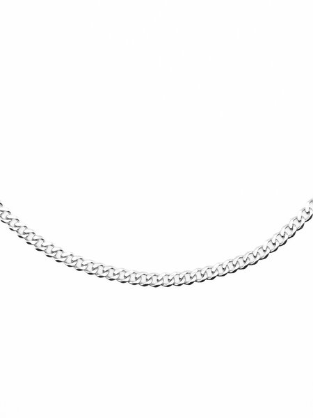 Hits Hits : Cuban Link Chain Necklace - 5mm - Silver