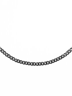 Hits Hits : Cuban Link Chain Necklace - 5mm - Black