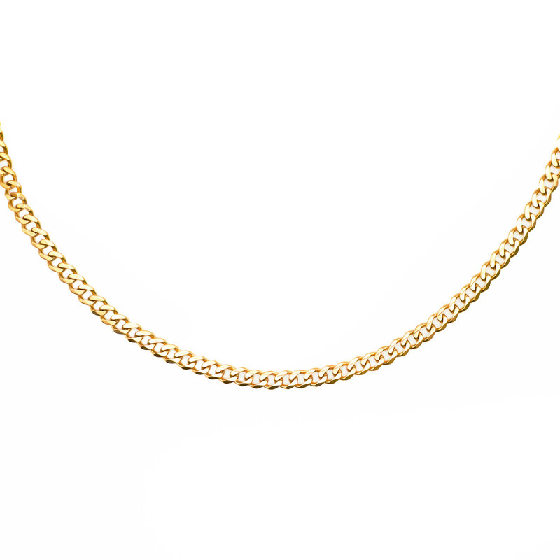 Hits Hits : Cuban Link Chain Necklace - 5mm - Gold