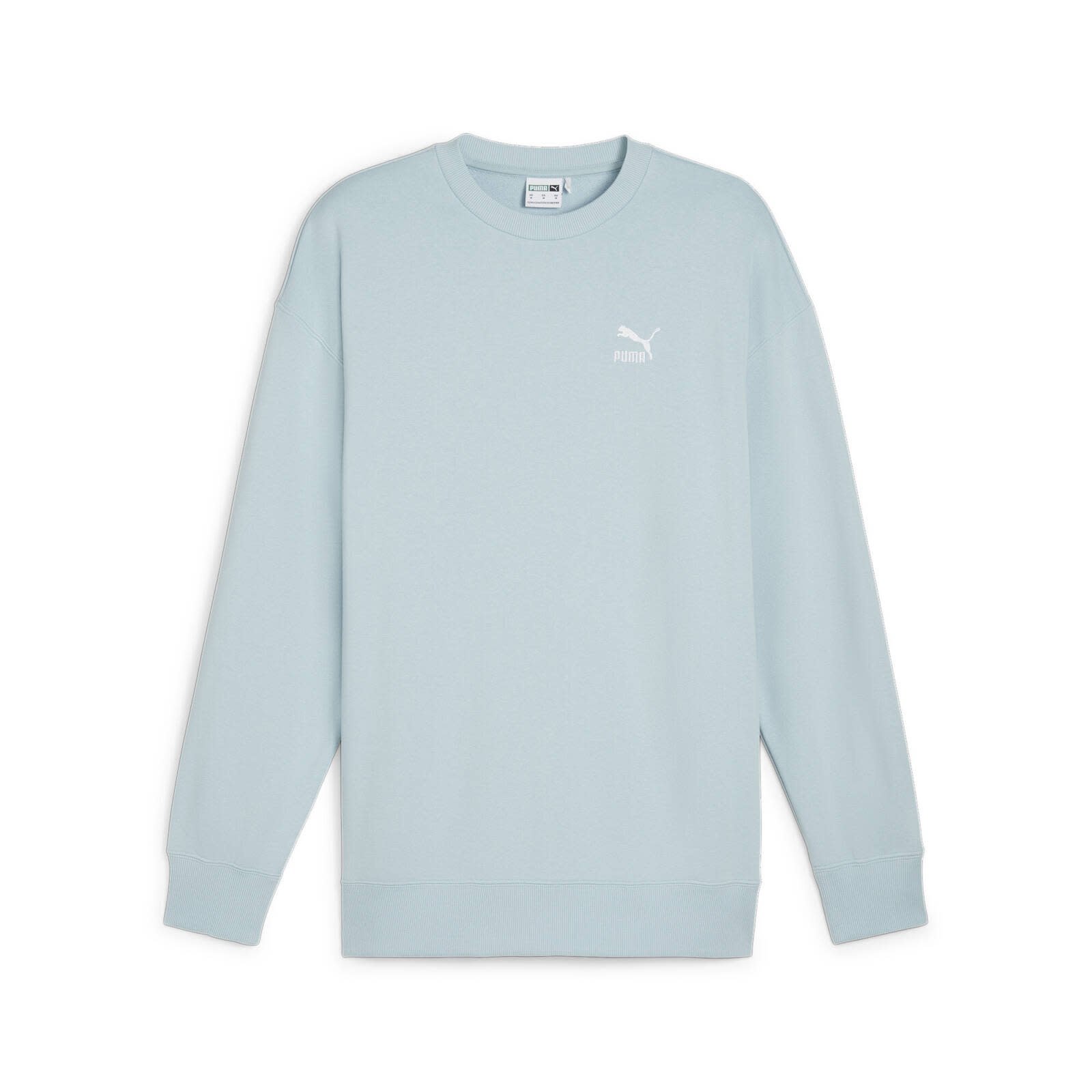 PUMA Puma : Better Classics Relaxed Crewneck - Turquoise