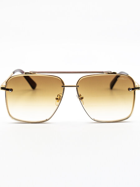 WLKN WLKN : Optima Sunglasses Gold/Brown O/S