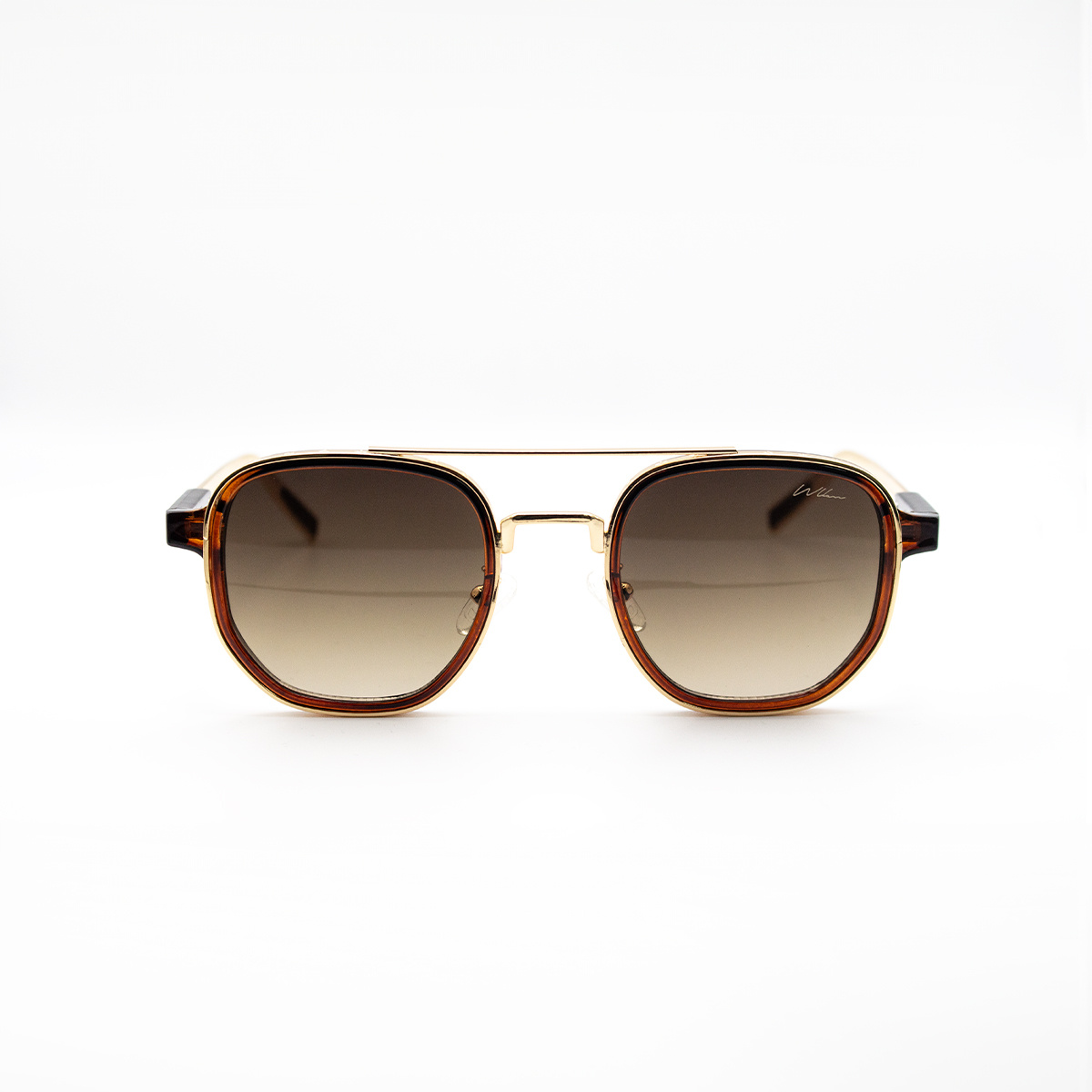 WLKN Seeley Gold Frame Sunglasses