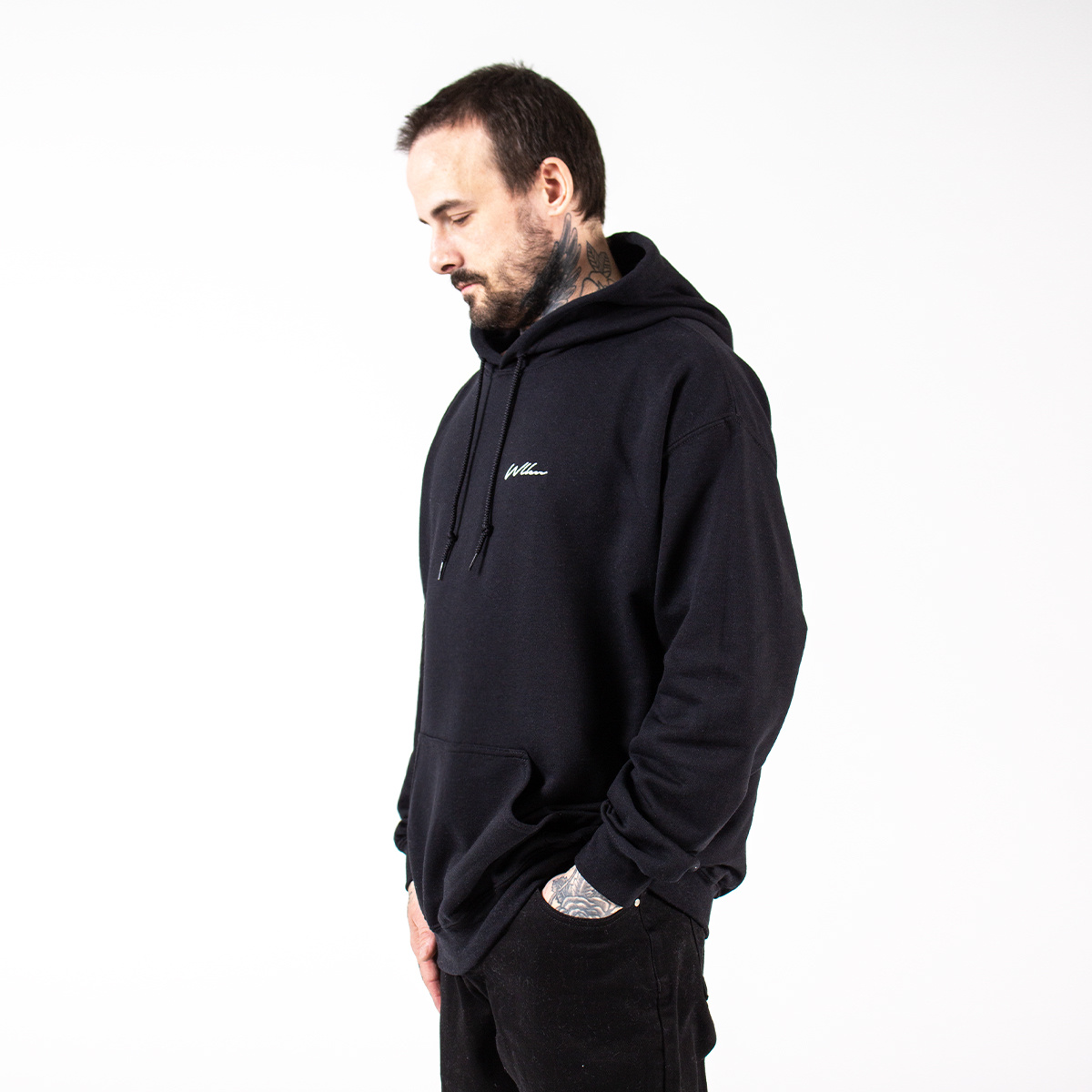 WLKN WLKN : Heart Script Hoodie