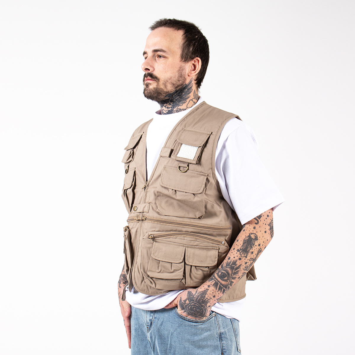 Leather travel vest discount