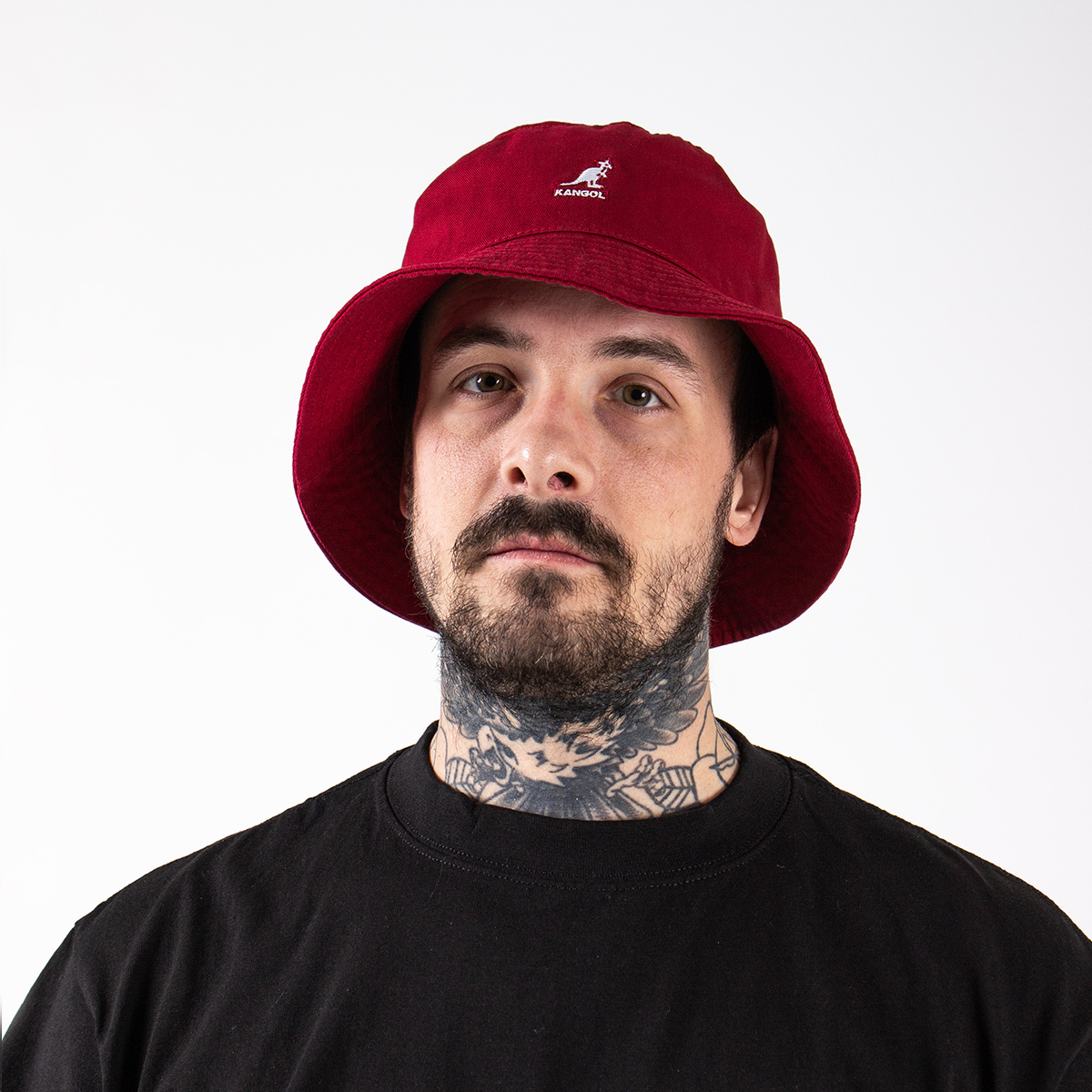 Kangol Kangol : Washed Bucket Hat - Cranberry