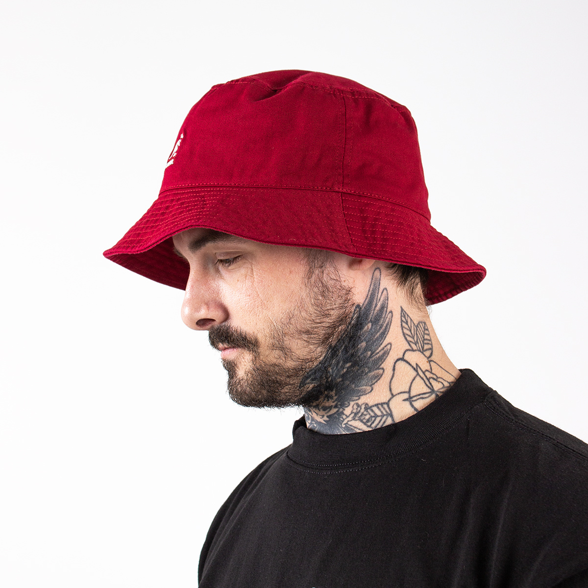 Kangol Kangol : Washed Bucket Hat - Cranberry