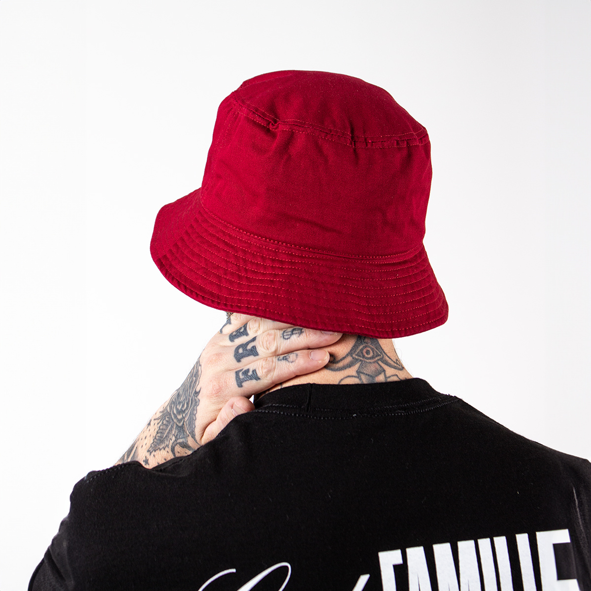 Kangol Kangol : Washed Bucket Hat - Cranberry