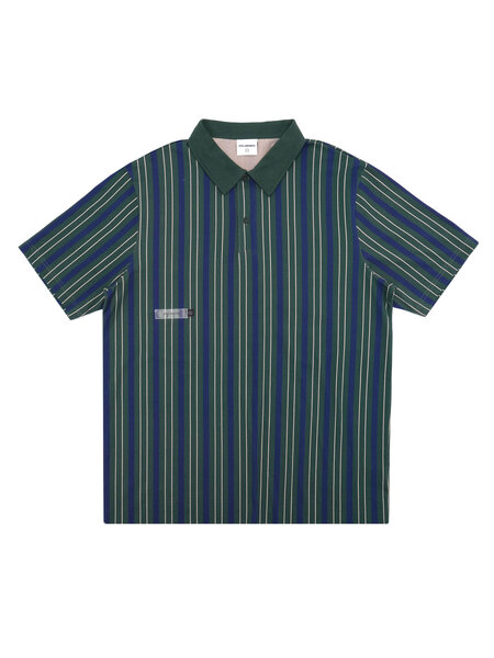 Students Students : Beedle S/S Polo Shirt - Green/Navy