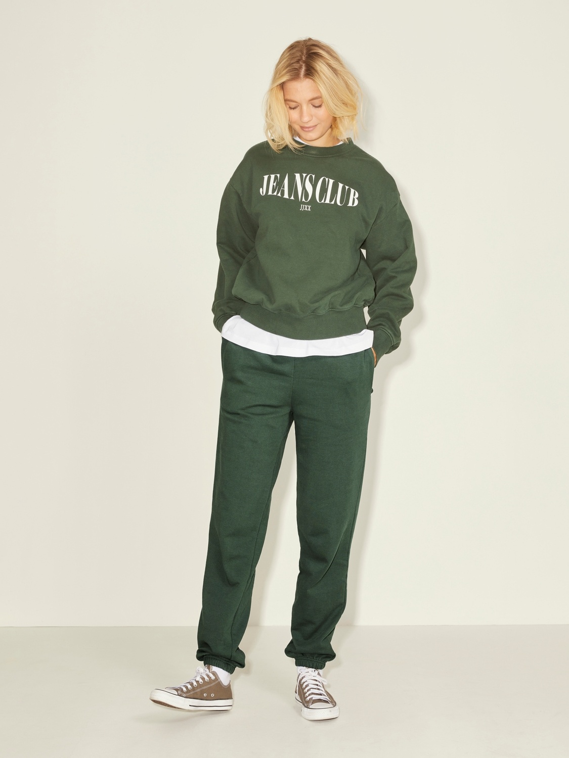 JJXX JXX : Normal Waist Relaxed Sweatpants - Sycamore