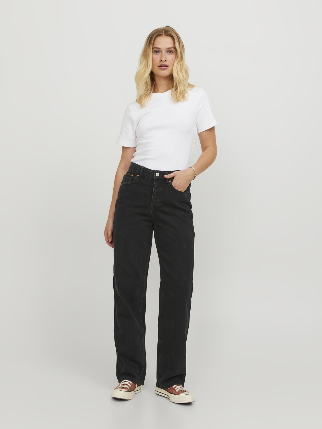 JJXX : Seville Midwaist Loose Denim - WLKN