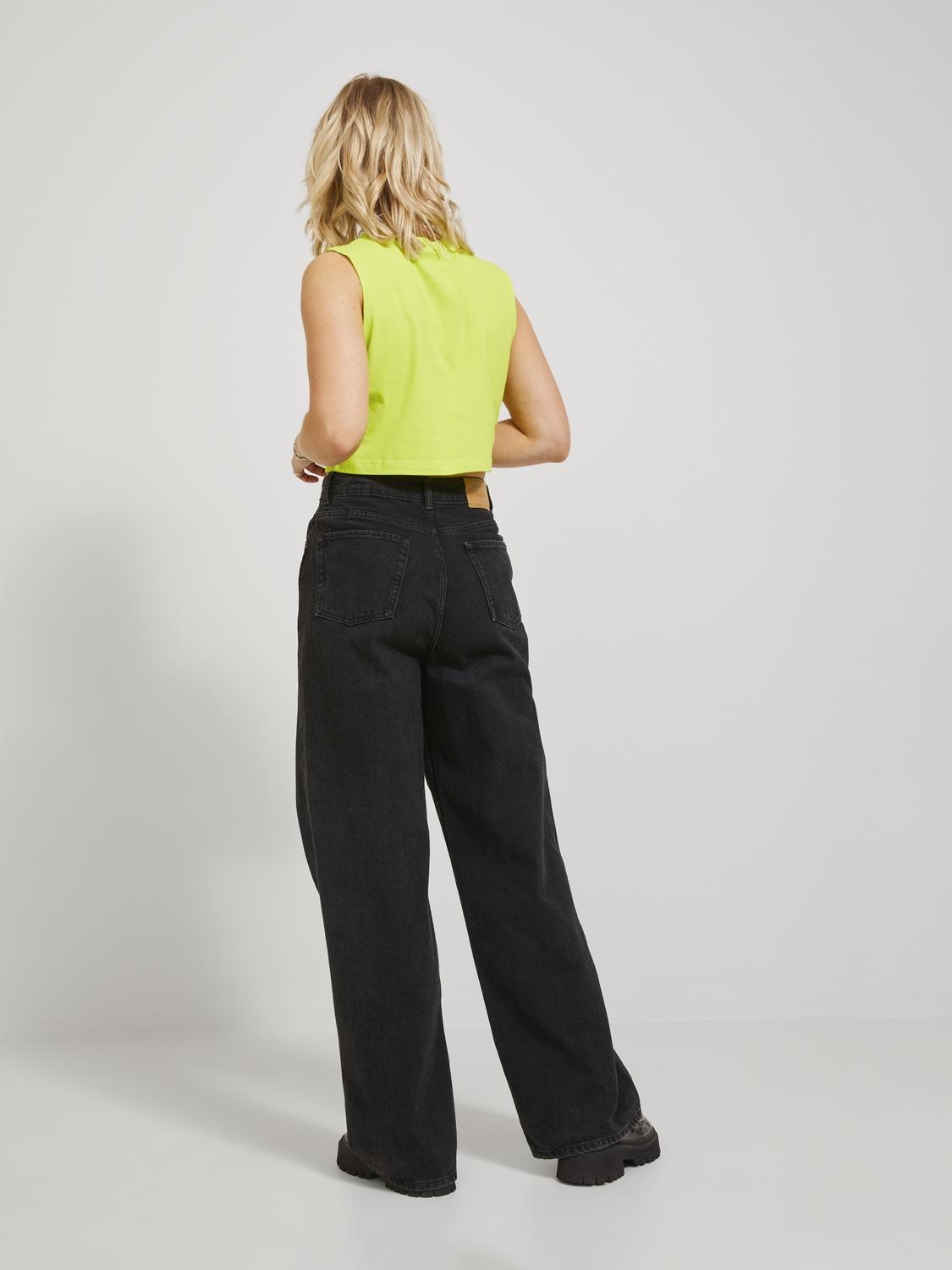 JJXX JJXX : Slim Sleeveless Crop Tee - Lime