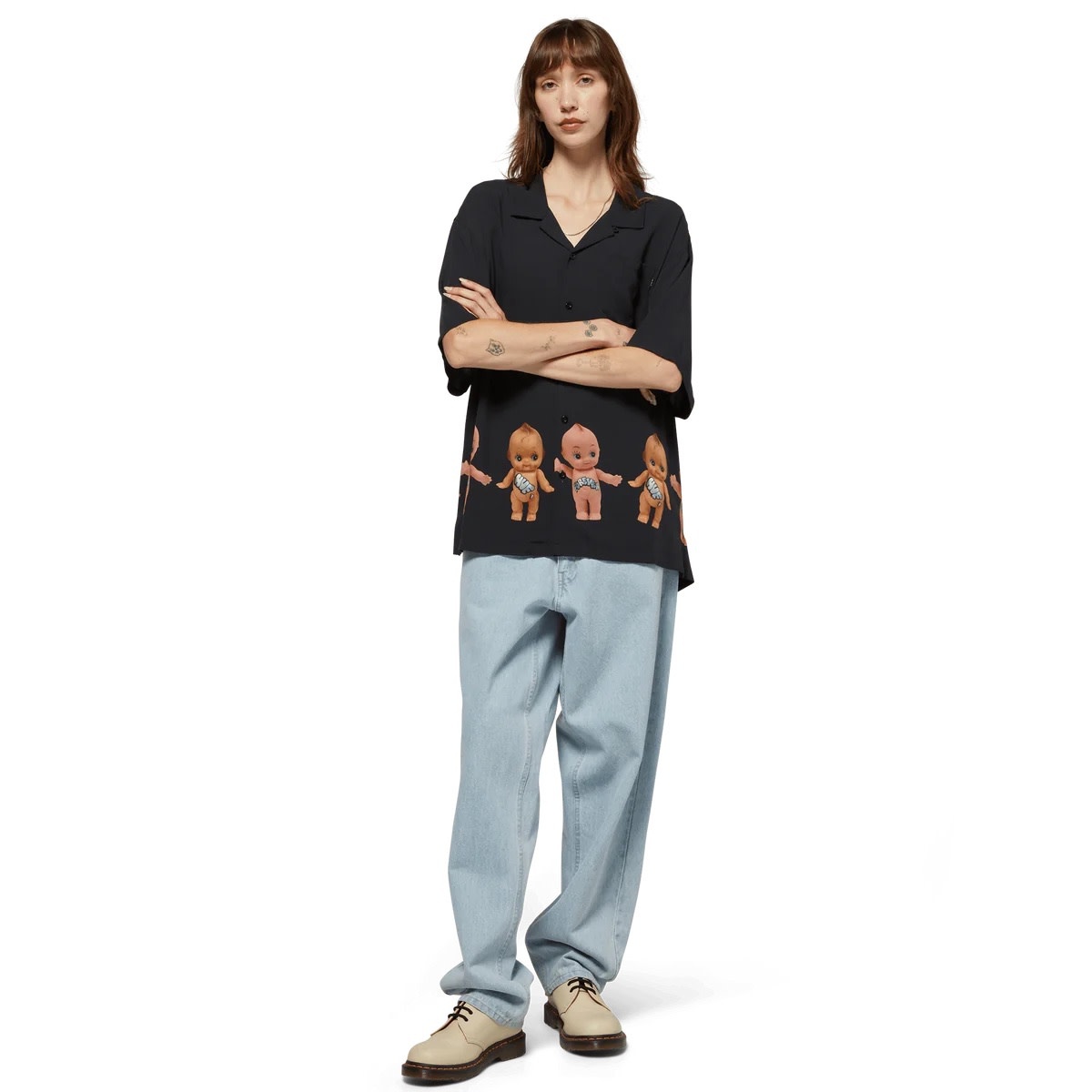 【SALE】【HUF】FUCK TAGGED RESORT SHIRT ハフ シャツ Huf : Tagged S/S Resort Shirt - WLKN