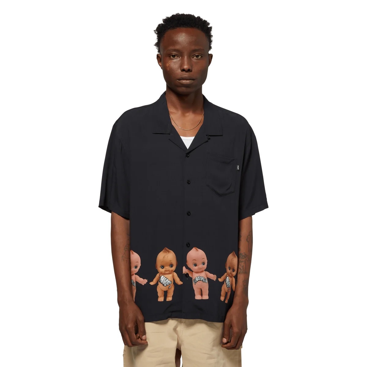 【SALE】【HUF】FUCK TAGGED RESORT SHIRT ハフ シャツ SALE】【HUF】FUCK TAGGED RESORT SHIRT ハフ シャツ (HUF