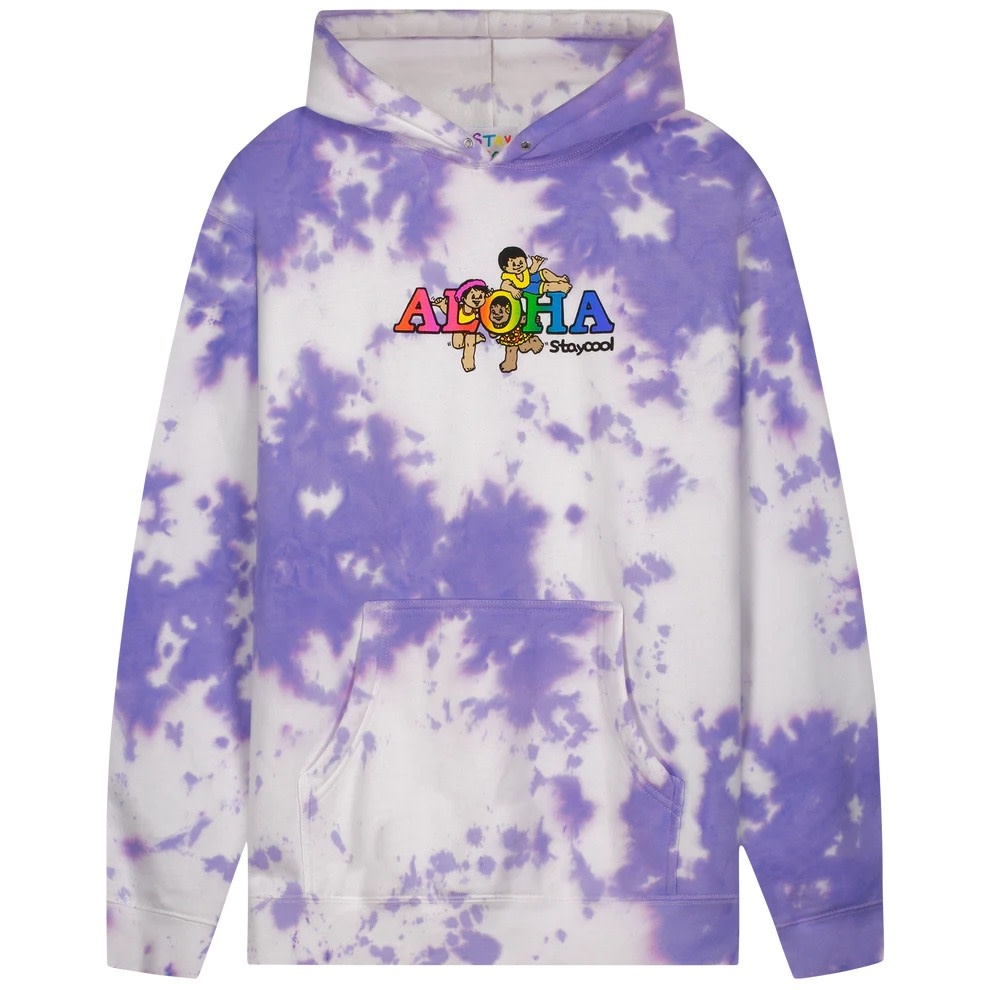 Stay Cool nyc : Aloha Tie-Dye Hoodie - WLKN