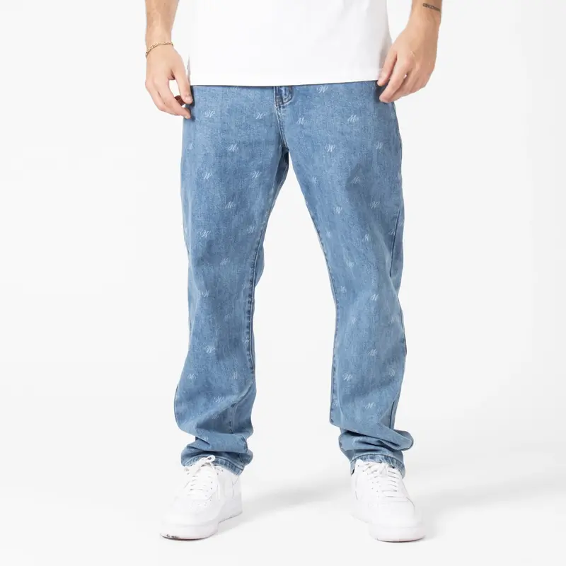 WLKN WLKN : The Allover Loose Fit Denim Pants