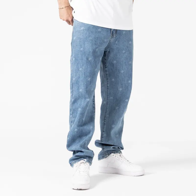 WLKN WLKN : The Allover Loose Fit Denim Pants