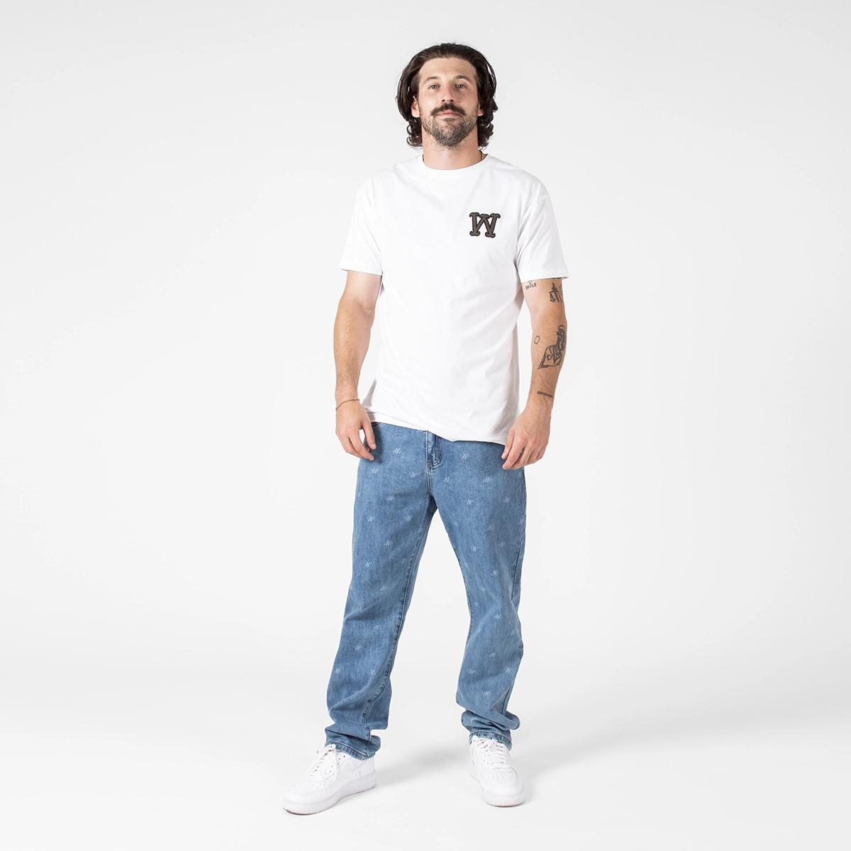 WLKN WLKN : The Allover Loose Fit Denim Pants