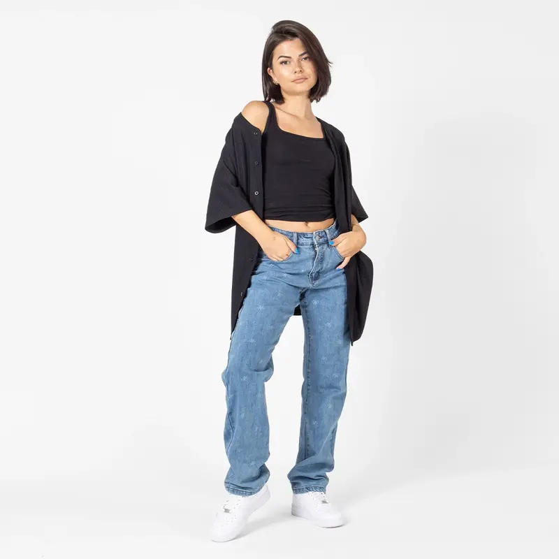 WLKN WLKN : The Allover Loose Fit Denim Pants