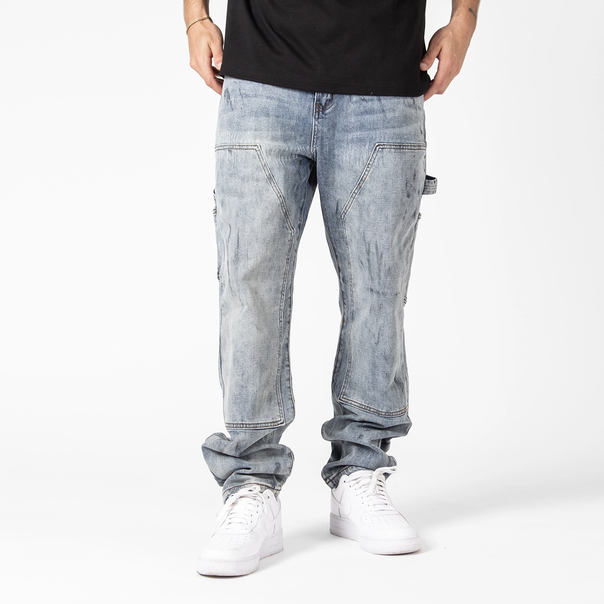 WLKN WLKN : Hammer Loose Fit Denim Pants