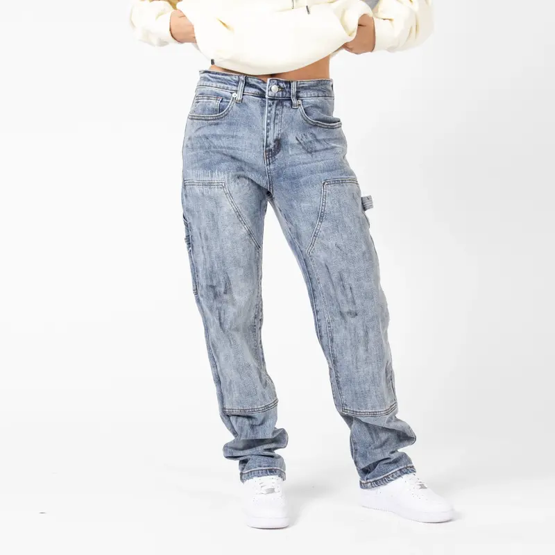 WLKN WLKN : Hammer Loose Fit Denim Pants