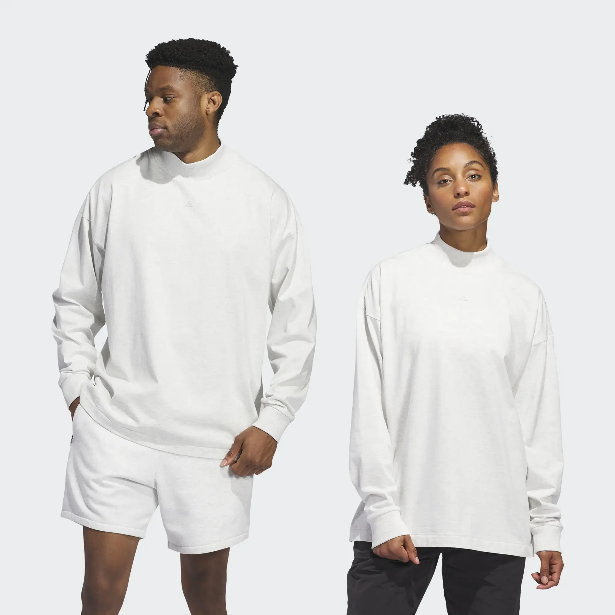 Adidas : Oversize L/S Basketball Tee