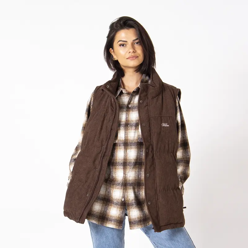 WLKN WLKN : Private Corduroy Puffer Vest