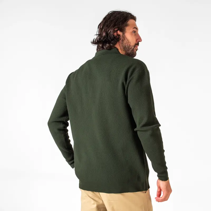 WLKN WLKN : Club Knitted Long Sleeves Polo