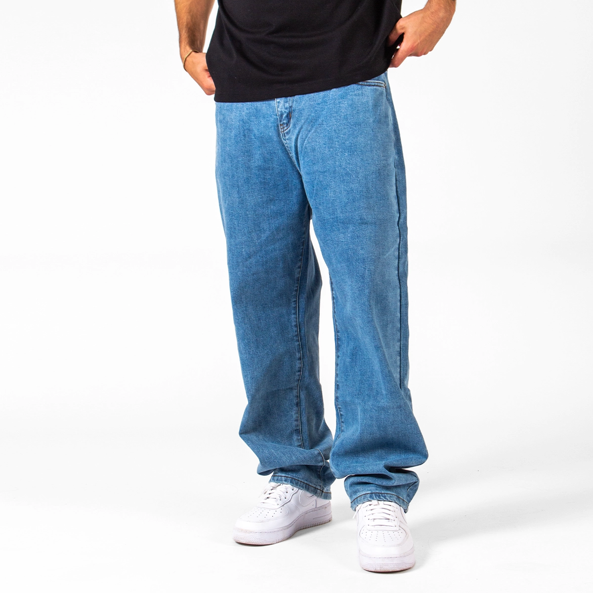 WLKN WLKN : Theodore Baggy Fit Denim Pants