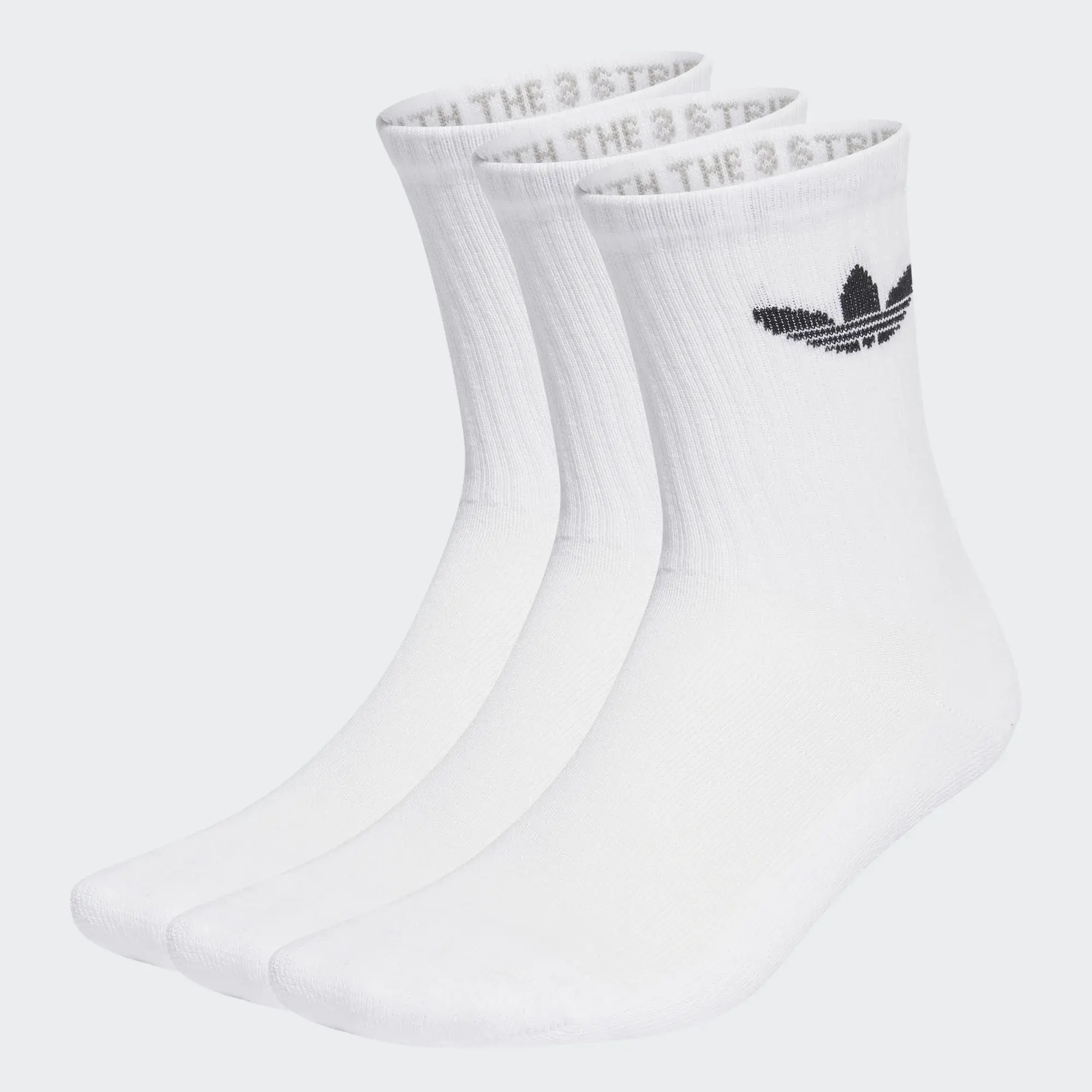 Adidas : Trefoil Cushion Crew Socks - 3 Packs