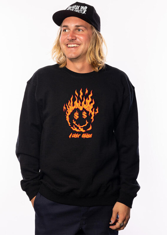 A Lost Cause A Lost Cause : Burnin Cash Crewneck