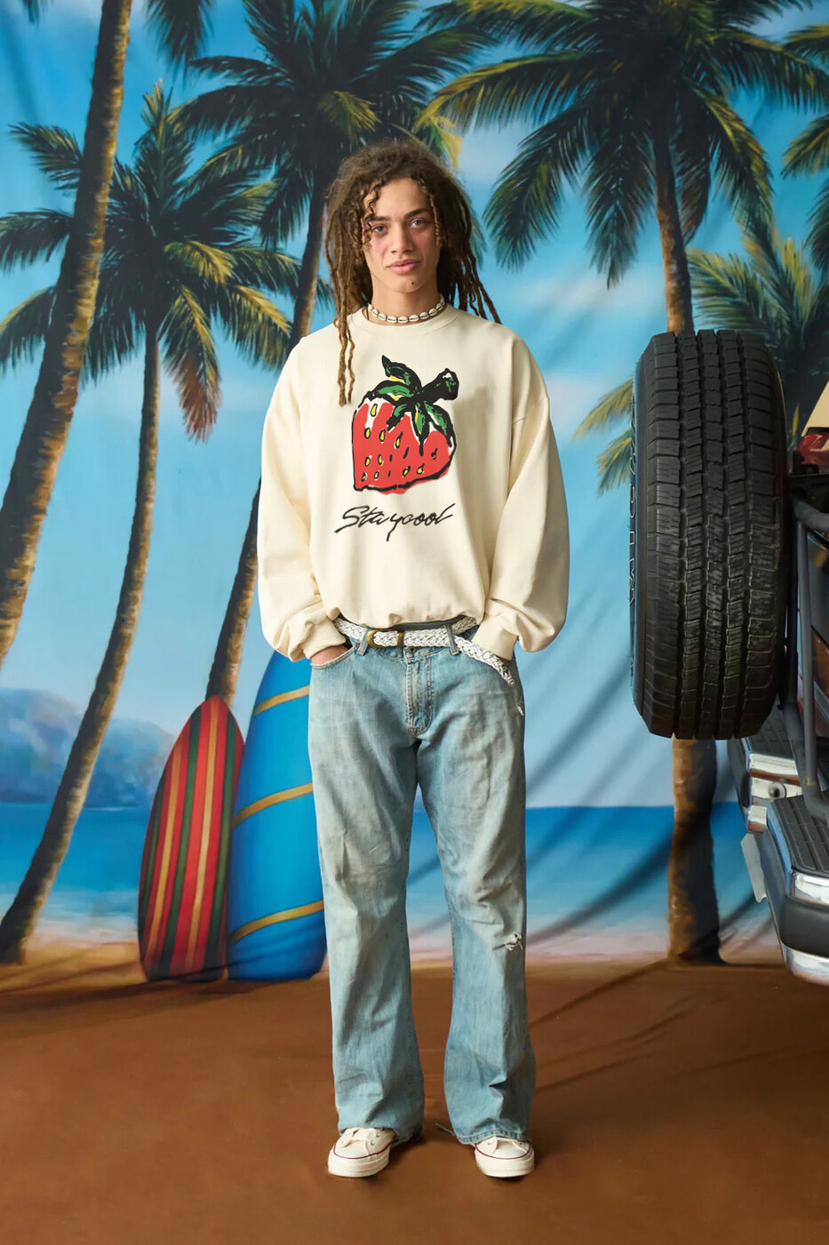 Stay Cool nyc Scratch & Sniff Strawberry Sweatshirt WLKN
