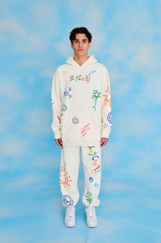 Hoodie matching set sale