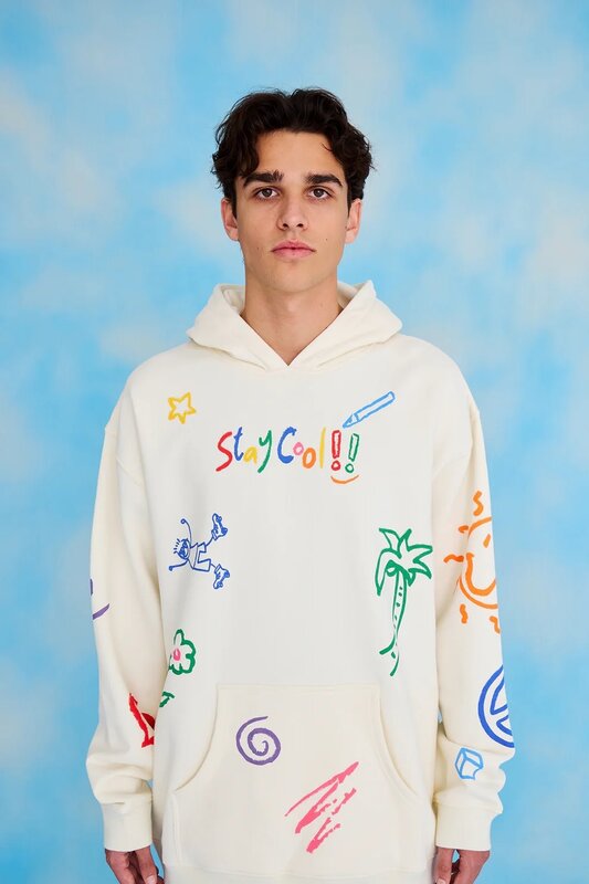 ★24SS 海外限定★STAYCOOL Scribble Hoodie Stay Cool nyc : Scribble Matching Set Hoodie - WLKN